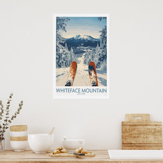 Ski Whiteface Poster 1 (Keuken)