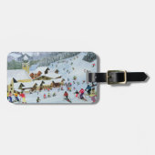 Ski Whizzz. 1991 Bagagelabel (Voorkant horizontaal)