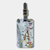 Ski Whizzz. 1991 Bagagelabel (Voorkant verticaal)