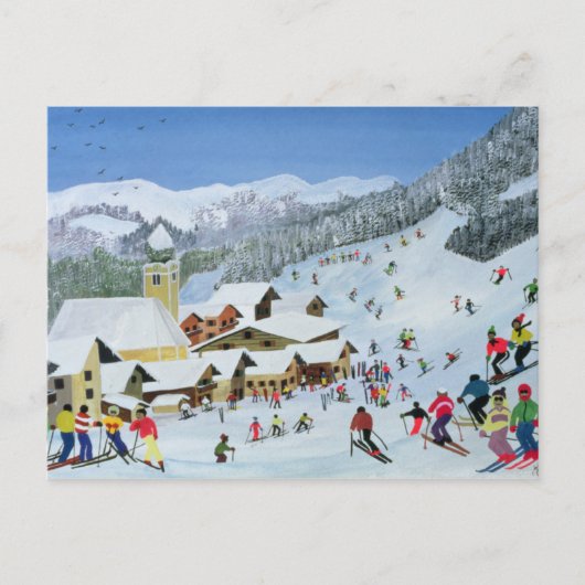 Ski Whizzz. 1991 Briefkaart (Voorkant)