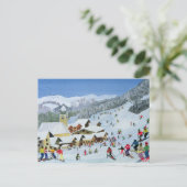 Ski Whizzz. 1991 Briefkaart (Staand voorkant)