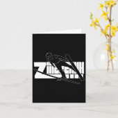 Ski Winter Sport Nordic Combinatie Ski Jumping Kaart (Gele Bloem)