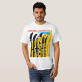 Ski Winter Sport Snowblade T-Shirt (Voorkant volledig)