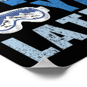 Ski Ya Later Grappige Skiloper Cool Snowboarder Be Poster (Hoek)