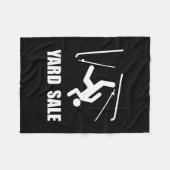 Ski Yard Sale Fleece Deken (Voorkant (Horizontaal))