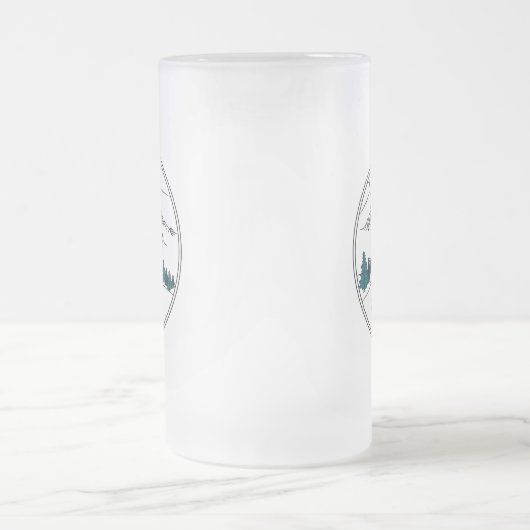 Ski you Later Funny Ski Pun Matglas Bierpul (Center)