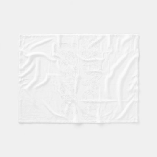 Ski You Later Funny Skiing Pun  Fleece Deken (Voorkant (Horizontaal))