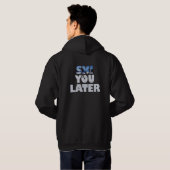 Ski You Later - Grappig Skigebied Geschenk Hoodie (Achterkant volledig)