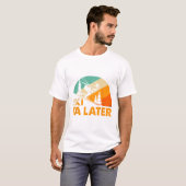 Ski You Later Winter Holiday Skiing Ski Driver Fun T-shirt (Voorkant volledig)