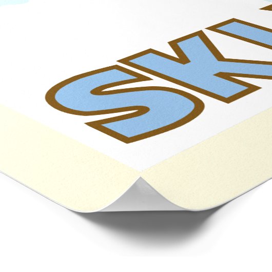 Ski Yucca Travel Poster (Hoek)