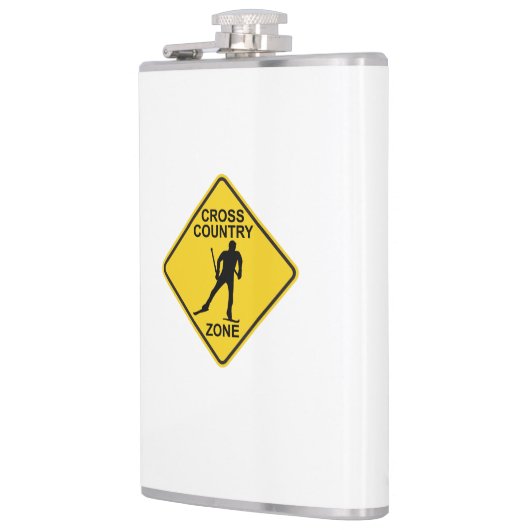 Ski-zone van het land heupfles (Links)