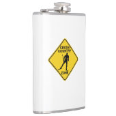 Ski-zone van het land heupfles (Rechts)