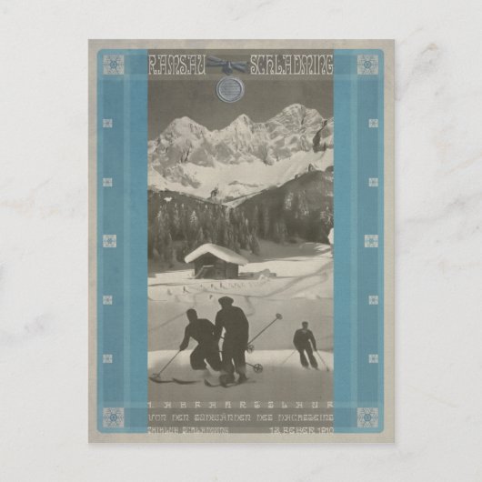 Skiabfahrtslauf Ramsau-Schladming Briefkaart (Voorkant)