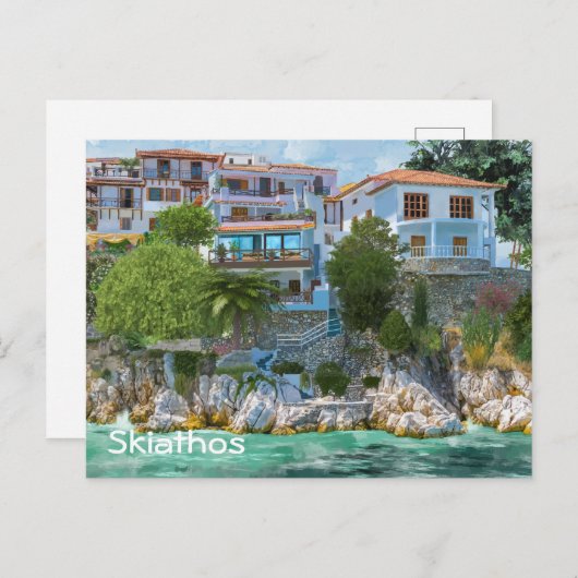 Skiathos Briefkaart (Voorkant / Achterkant)