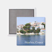 Skiathos Eiland, Griekenland Magneet (Voorkant / Achterkant)