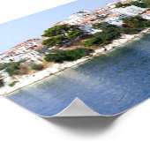 Skiathos eiland, Griekenland Poster (Hoek)