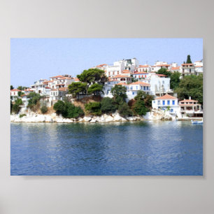 Skiathos eiland, Griekenland Poster