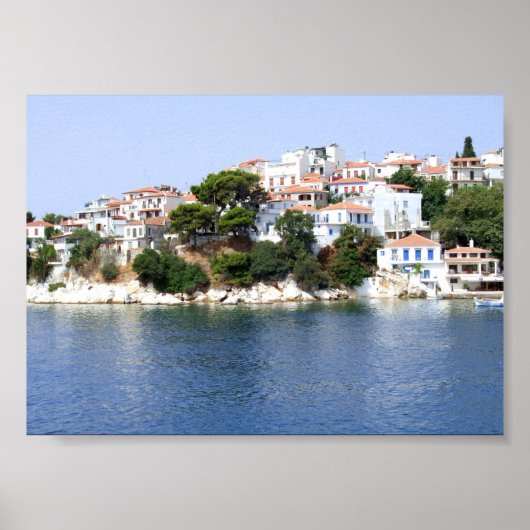 Skiathos eiland, Griekenland Poster (Voorkant)