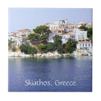 Skiathos eiland, Griekenland tegel Tegeltje