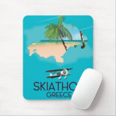 Skiathos Griekenland reisposter Muismat (Met muis)