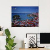 Skiathos Harbour 2 Poster (Thuiskantoor)