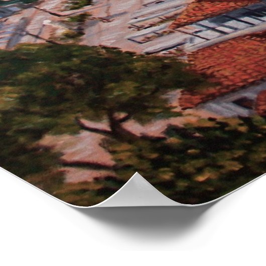 Skiathos Harbour Light Poster (Hoek)