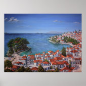Skiathos Harbour Light Poster (Voorkant)