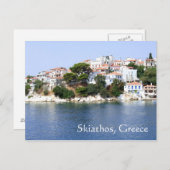 Skiathos Island, Griekenland Briefkaart (Voorkant / Achterkant)
