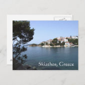 Skiathos Island, Griekenland Briefkaart (Voorkant / Achterkant)