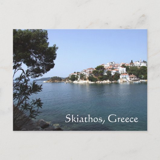 Skiathos Island, Griekenland Briefkaart (Voorkant)