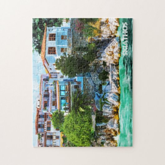 Skiathos Legpuzzel (Verticaal)