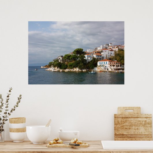 Skiathos Town Poster (Keuken)