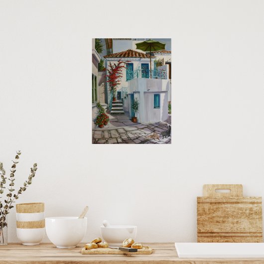 Skiathos Townhouse Poster (Keuken)