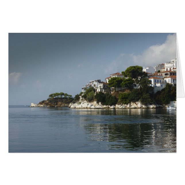 Skiathos uit het zee Calm Waters (Voorkant Horizontaal)