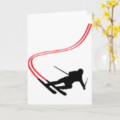 skibaan voor bergafwaarts kaart (Gele Bloem)