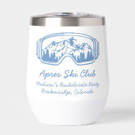 Skibachelorette laatste toast op de pistes