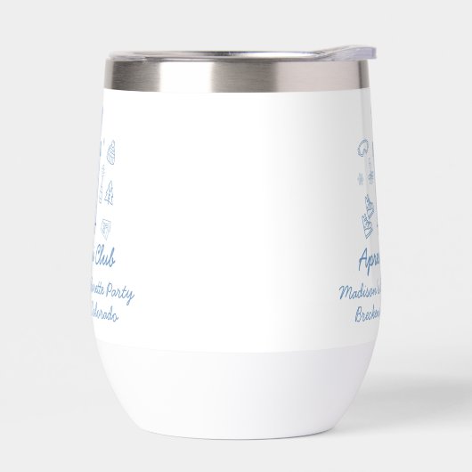 Skibachelorette laatste toast op de pistes (Links)