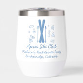 Skibachelorette laatste toast op de pistes (Voorkant)