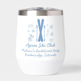 Skibachelorette laatste toast op de pistes