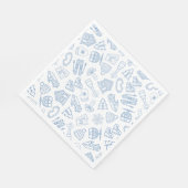 Skibachelorette laatste toast op de pistes servet (Hoek)