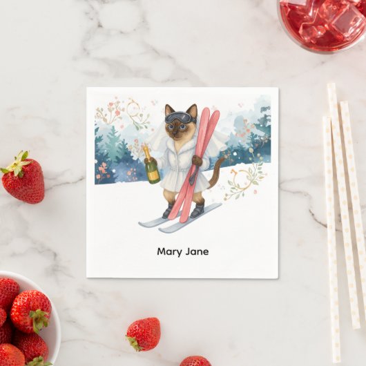 Skibachelorette Party Bruid op de helling Servette Servet (Insitu)