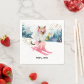 Skibachelorette Party Bruid op de helling Servette Servet (Insitu)