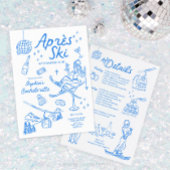 Skibachelorette Party Nodig uit en Reisroute Aprés Kaart