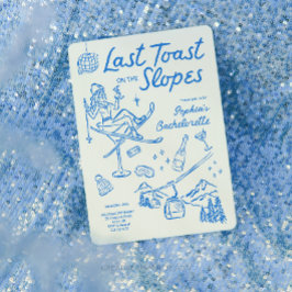 Skibachelorette Party-route Laatste toast pistes Kaart