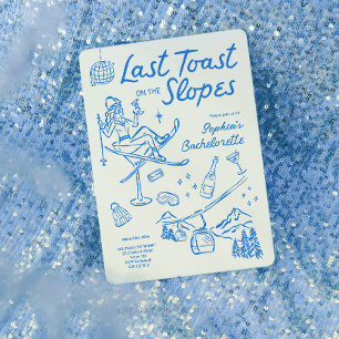 Skibachelorette Party-route Laatste toast pistes Kaart