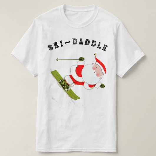 Skibekleding na het skiën t-shirt (Design voorkant)