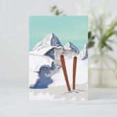 Skibergen Kaart (Staand voorkant)