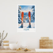 Skibestemming Kunst 1 Poster (Keuken)
