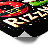 Skibidi 67 Rizzmas Christmas Meme Funny Elf Santa  Poster (Hoek)