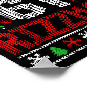 Skibidi 67 Rizzmas Funny Six Seven Meme Christmas  Poster (Hoek)